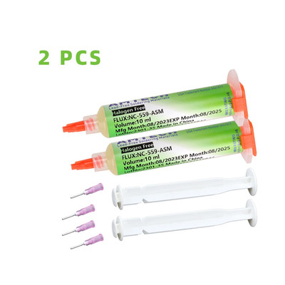 NC-559-ASM BGA PCB No-Clean Solder Paste Welding Advanced Oil Flux Grease 10Cc S