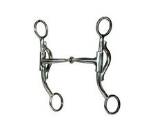 Professional's Choice Bit Yukon Shank Snaffle 5.25 Silver PCB-1100