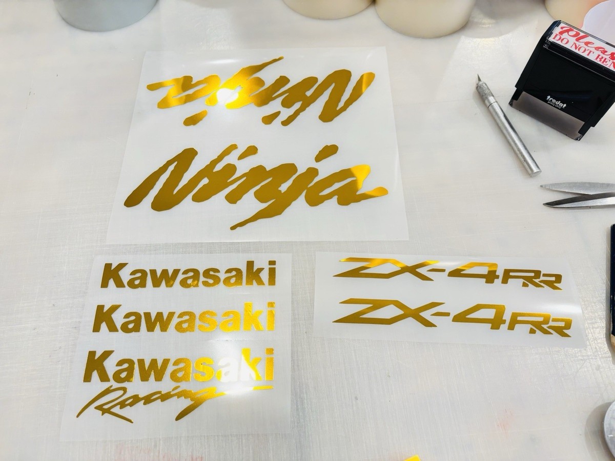 TWO H0NDA HRC Die Cut Vinyl Decals CR CBR XR XL TRX | eBay