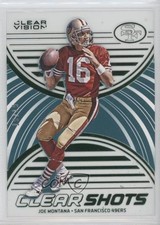 2016 Panini Clear Vision Clear Shots Emerald 19/19 Joe Montana #9 HOF 0r4