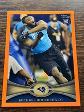 Michael Brockers 2012 Topps Orange RC #89 /86 St. Louis Rams