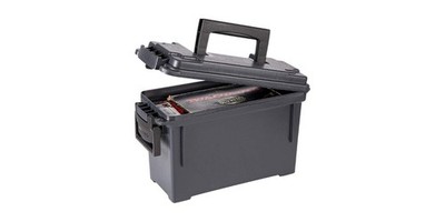Plano Field Ammo Box Black Durable Water Resistant Storage For .30 Caliber Ammo