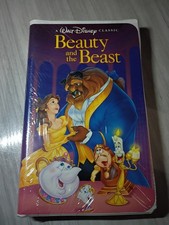 Rare Walt Disney's Beauty and The Beast VHS 1992 Black Diamond Classic
