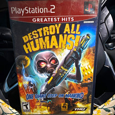 THQ Destroy All Humans! Greatest Hits - Sony PlayStation 2 PS2 NTSC-U/C