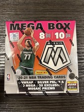 2020-21 Panini Mosaic NBA Basketball Mega Box 80 Cards New Factory Sealed