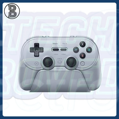 8BitDo Pro 3 Bluetooth Controller TMR Joysticks Anti Drift With Charging Dock