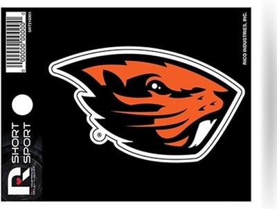 Oregon State Beavers 3 Inch Sticker Decal, Die Cut, Full Adhesive Backing,...