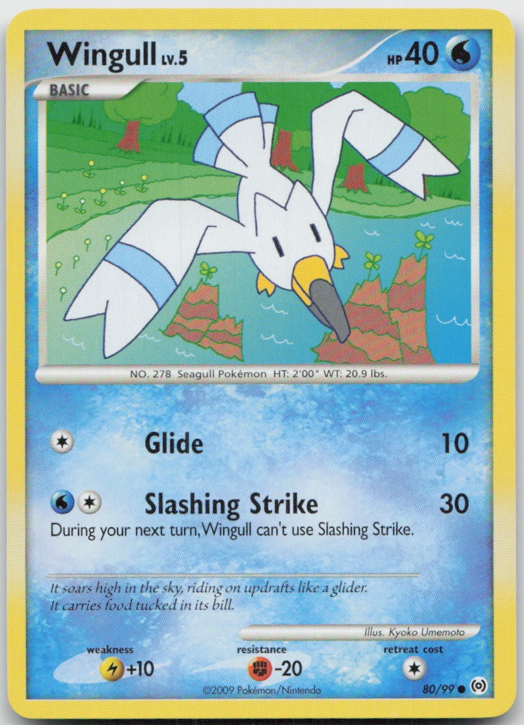 Wingull 80/99 Common Arceus Pokemon MP