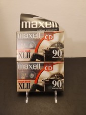 Maxell Audio Cassette -High Bias XLII 2 -90 Min 2-Pack -New Sealed -Ideal For CD