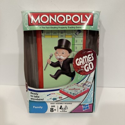 Travel Monopoly Hasbro Spiele To Go - Originalverpackt (geöffnet) komplett