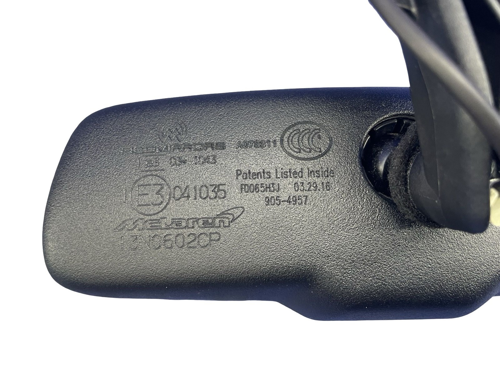 McLaren 570S 2016-2021 REAR Interior rearview mirror P/N 13N0602CP