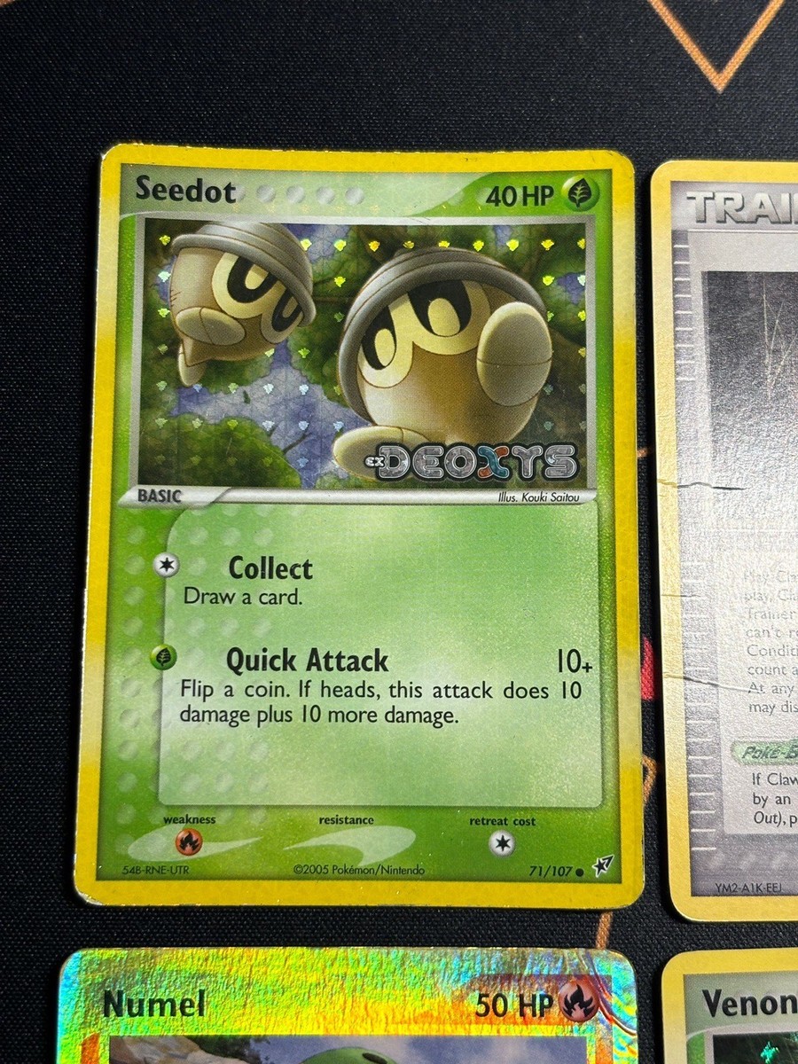 Ex Delta Species Stamped Set Era Mixed Reverse Holo 4 Pokémon Card