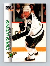 1992-93 Pro Set Craig Ludwig Minnesota North Stars #79
