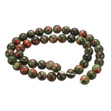 100pcs Green Chalcedony Natural Stone Beads 8mm Round Loose Bead