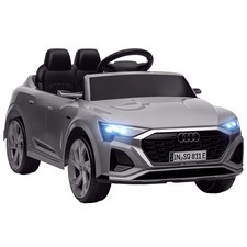 Audi Q8 e-tron Sportback Licensed 12V Kids Ride on Car, Gray