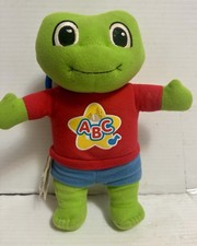 Vintage Leap Frog Learn Along Leap Baby Tad 8" Plush Toy WORKS HTF Fast Shipping