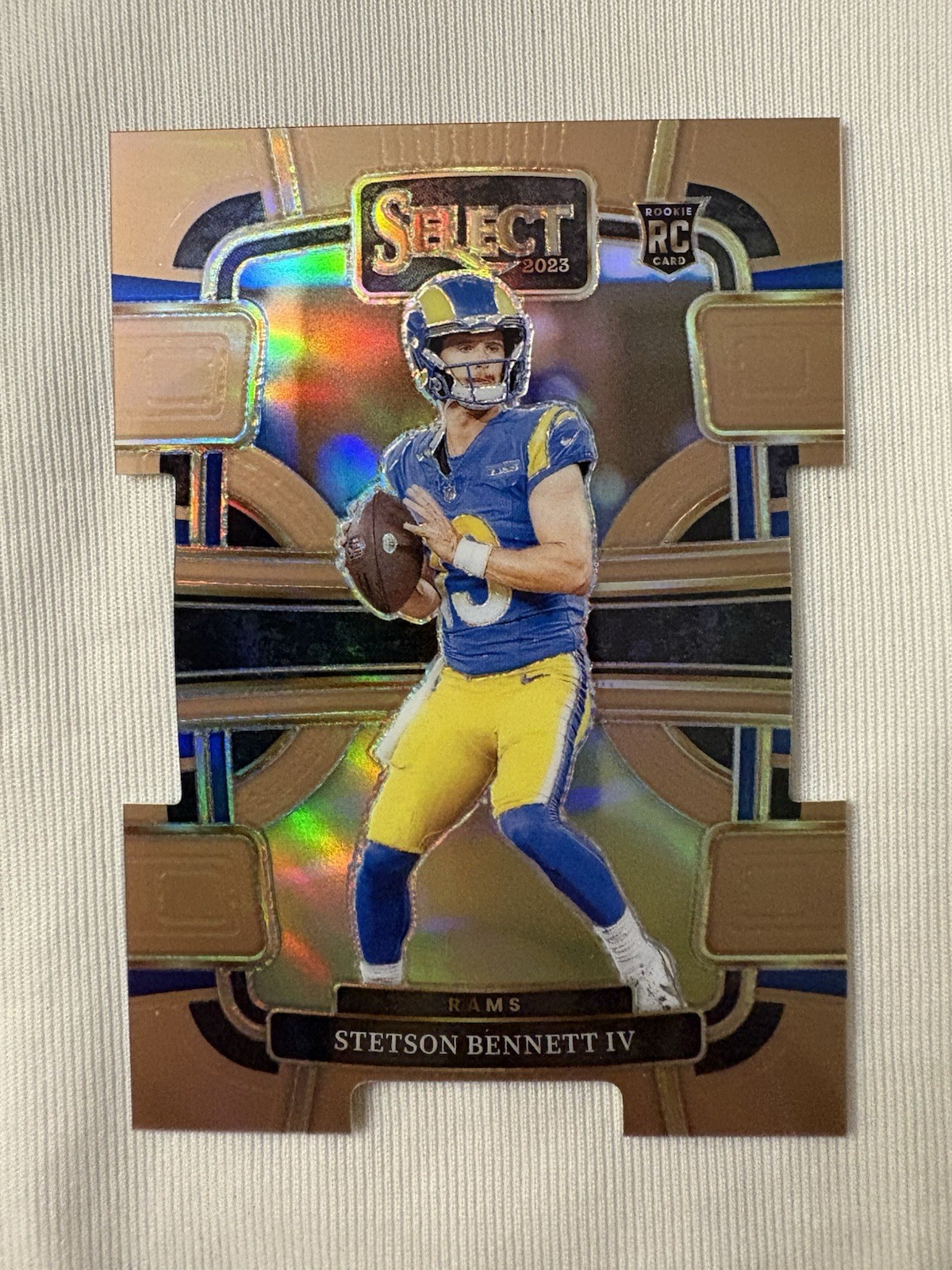 2023 Select Concourse Stetson Bennett Bronze Prizm RC /299 No. 55 LA Rams Rookie