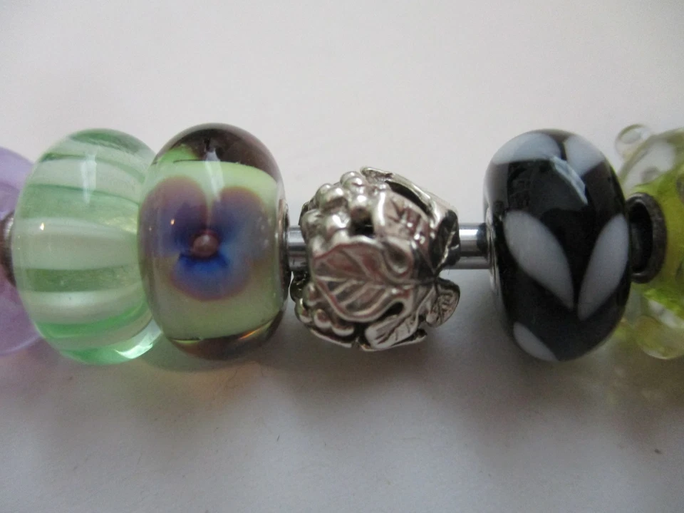 Trollbeads vollständiges Toskana Set + Bead Weinlese alle long retired LAA 925 S - Bild 3 von 4
