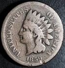 1859 INDIAN HEAD CENT - GOOD