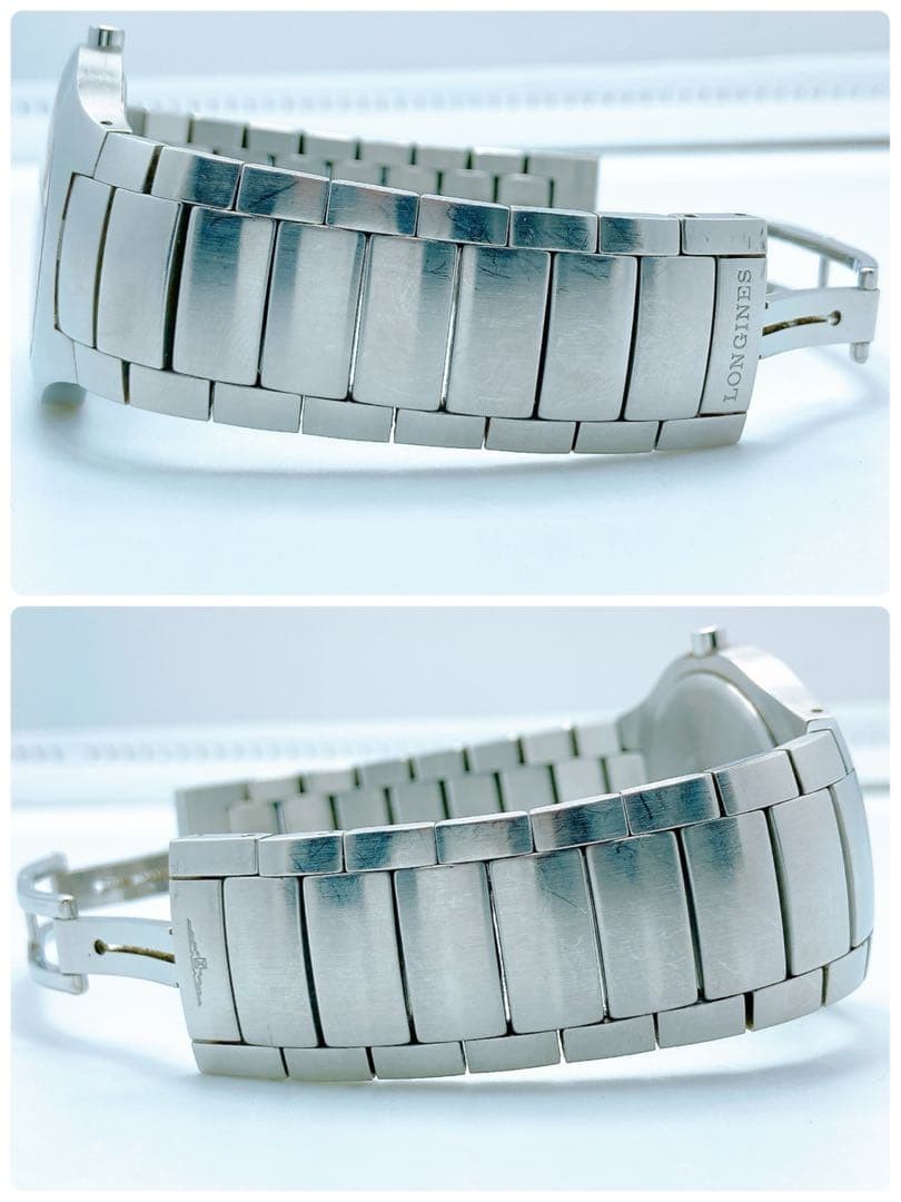 Longines Quartz Round Dress 35mm Opposition Watch 14cm Mens RefL3 wrist image 5