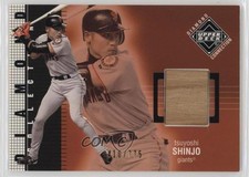 2002 Upper Deck Diamond Connection Collection Bats /775 Tsuyoshi Shinjo #560 0o9
