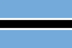 Botswana Flag Self Adhesive Sticker