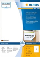 Herma Etiketten A4 Weiß 199,6X143,5 Mm Movables AblöSbar Papier Matt 200 StüCk