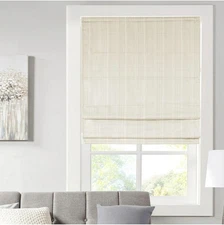 Roman Shade 33x64 Lin