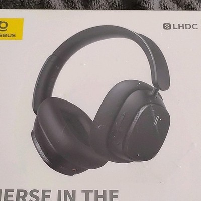 Baseus Bowie Wireless Bluetooth Over-Ear Headphones Black Noise Cancellation
