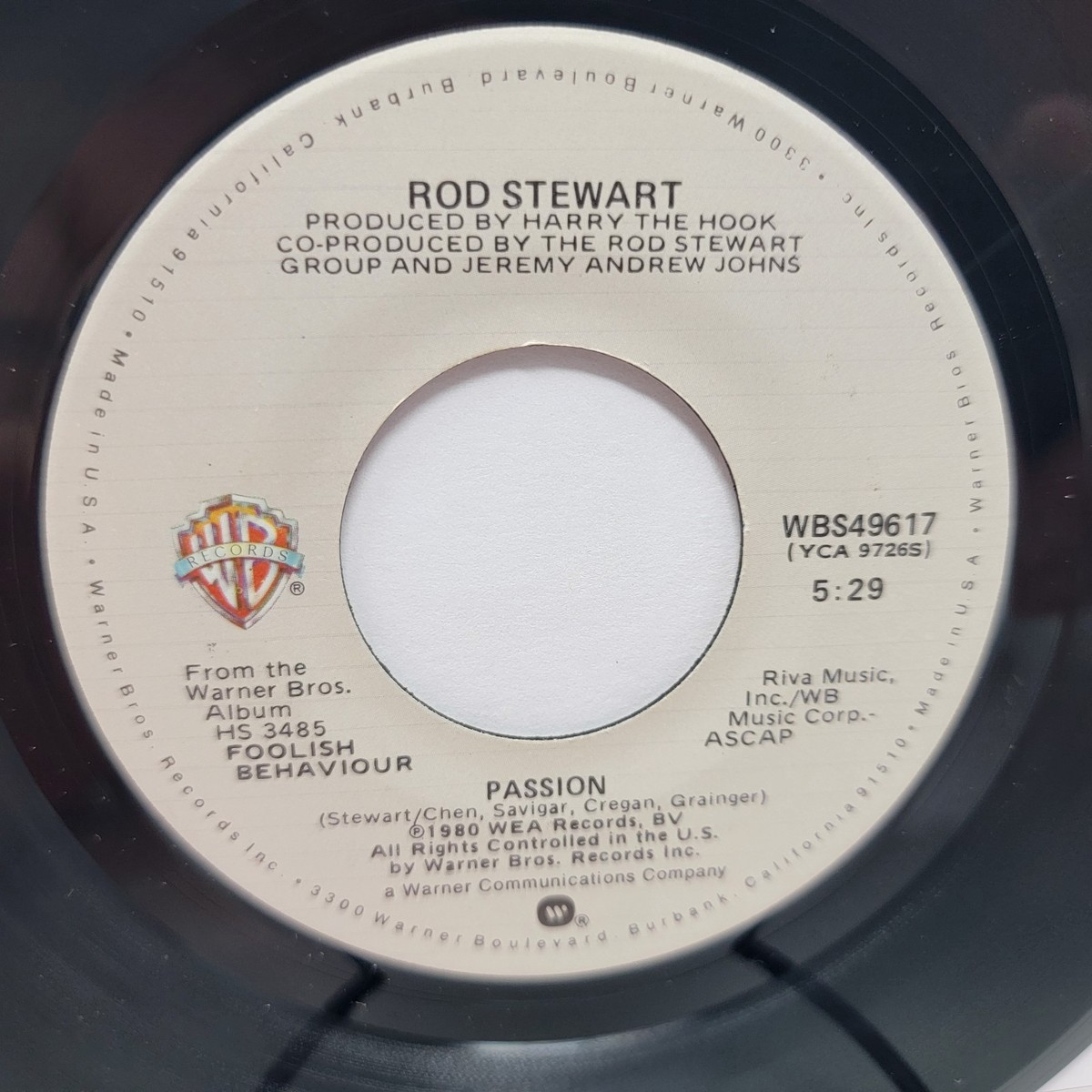 Rod Stewart Better Off Dead / Passion 7