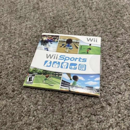 Wii Sports (Nintendo Wii) Cardboard Sleeve CIB Complete Tested And Working