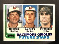 1982 Topps #21 Future Stars (Bonner /Ripken /Schneider) ERROR *EXTREMELY RARE