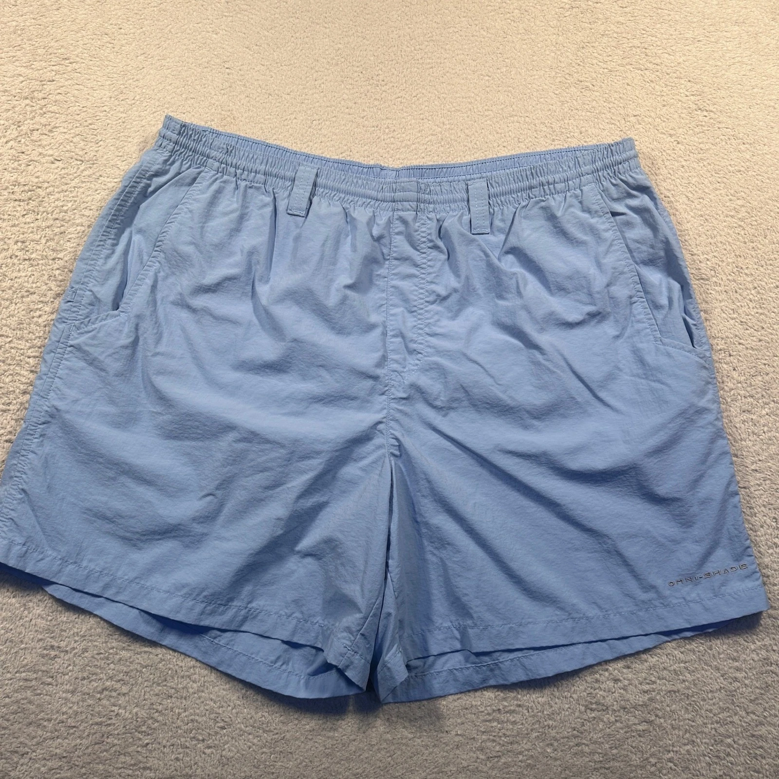 Columbia PFG Mens XL Blue Omni-Shade Nylon Fishing Shorts Mesh Lined Swim Trunks
Opens in a new wind