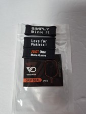 Silicone Pickleball Grip Bands 3pk