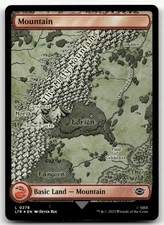 Mountain (0278) #278 (Foil) (NM) Lord of the Rings LTR Magic MTG