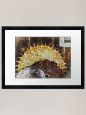 Saw Shop Gerahmter Kunstdruck Gerahmtes Wandbild Poster Leinwanddruck Bild
