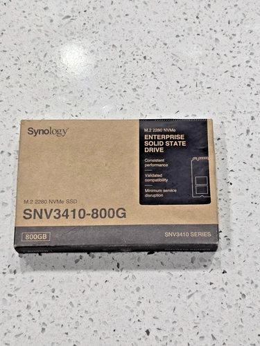 Synology 800GB SNV3410 NVMe M.2 2280 Solid State Drive SNV3410-800G