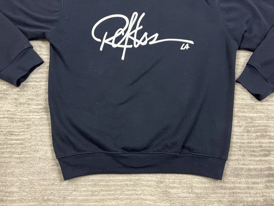 Young and Reckless Y&R Sweatshirt Mens Small Black Cotton Blend Long Sleeve - Image 3 of 4