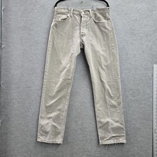 VINTAGE Levi's 501 Men Jeans 33X32 Gray Denim Original Fit Straight Y2K READ