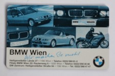 L&G dummy phone card BMW Vienna automobile 1996 Austria (47331)