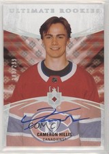2020 Upper Deck Ultimate Collection Rookies /299 Tier 1 Cameron Hillis Auto 5d9