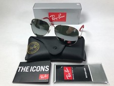 RAY BAN RB3025F 019 W3 Silver Aviator 58 mm Unisex Polarized Sunglasses ---05