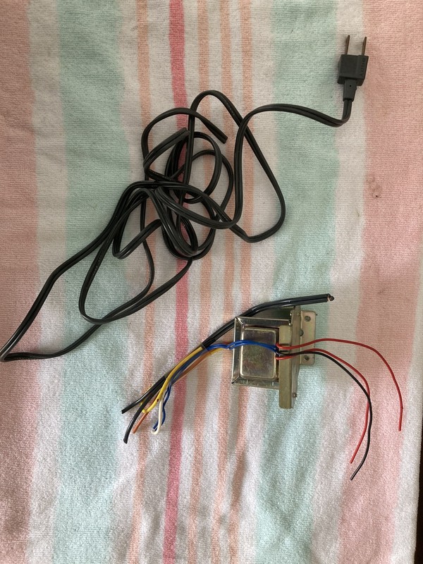 Sony TC-255 & Others Reel to Reel Replacement Parts- Transformer & Power Cable