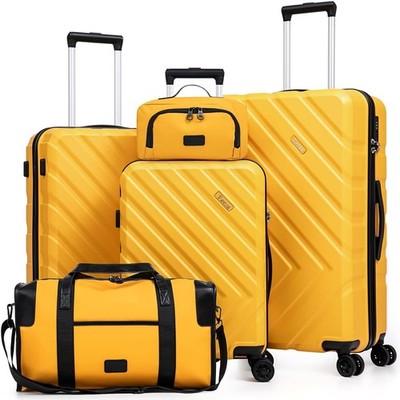 Hard Case Luggage TSA Lock Spinner 5 Piece