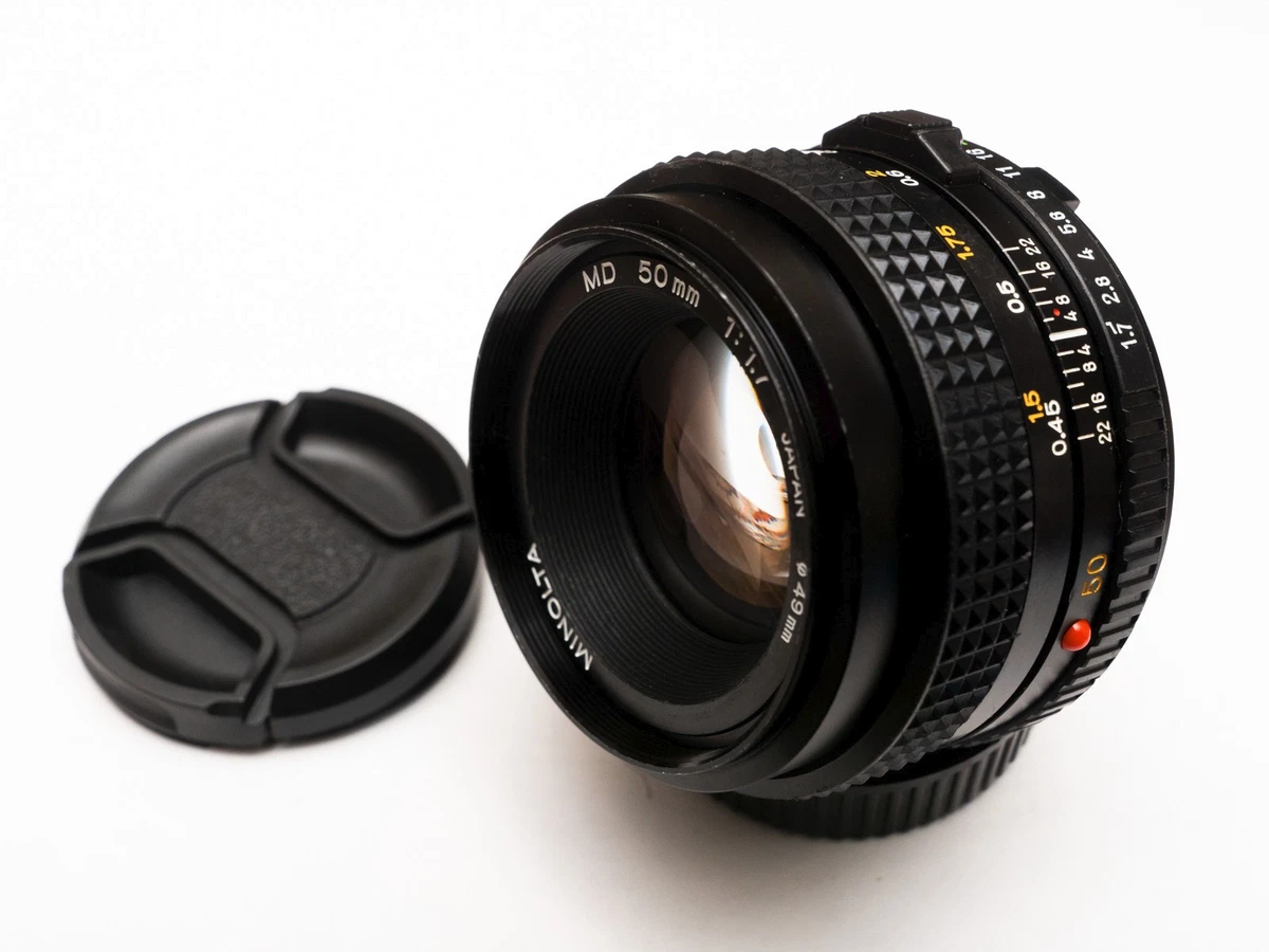 Minolta MD Camera Lenses for Sony 50mm Focal for sale | eBay