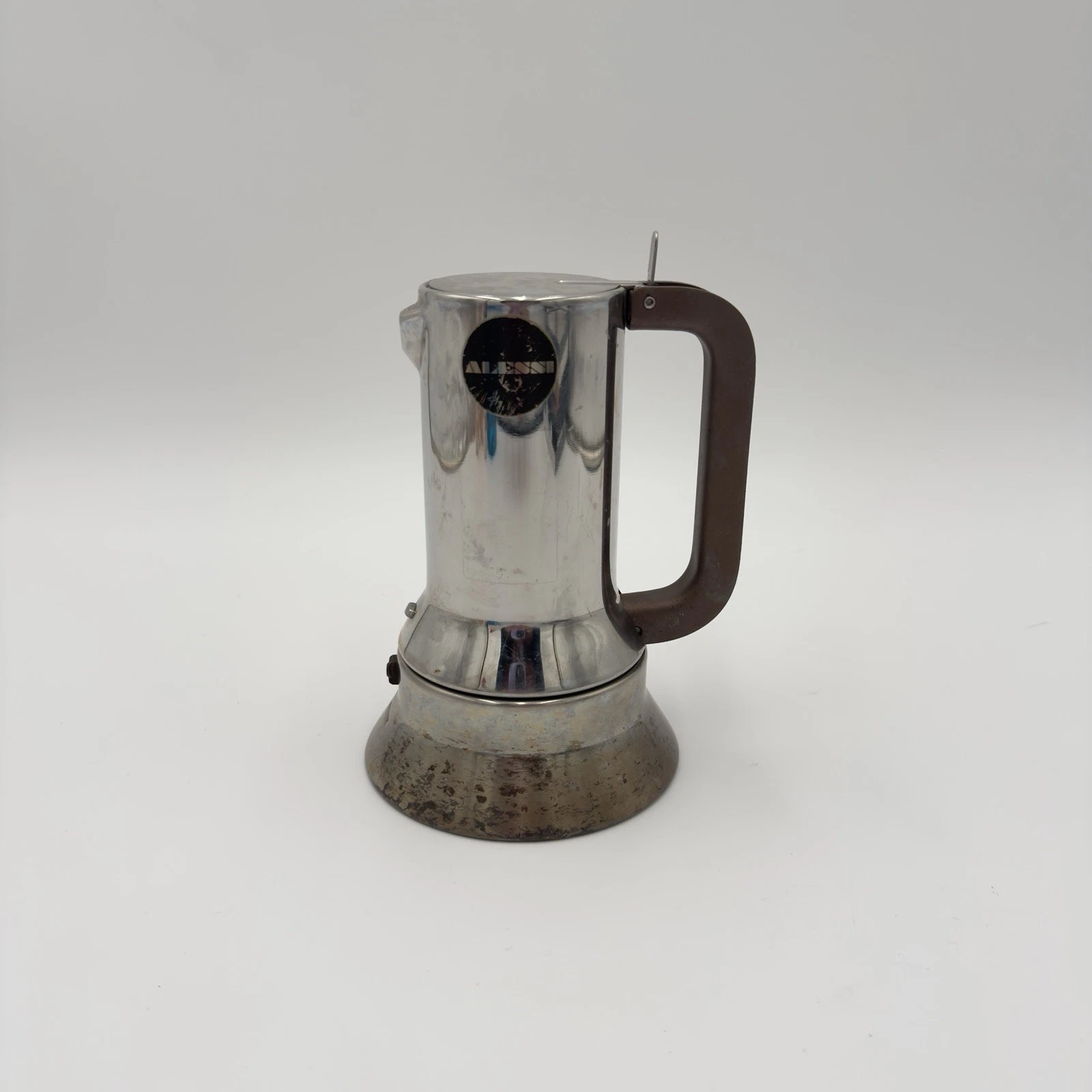 Alessi 9090 Richard Sapper Stovetop Espresso Coffee Maker Made in Italy-1979