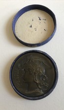 MEDAILLE BRONZE. PATRIA. Syndicale Nationale De La Literie Avec Boîte