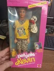 Vintage 1991 Mattel Barbie Pets Pals, Kevin Doll & Puppy Dog W/Accessories