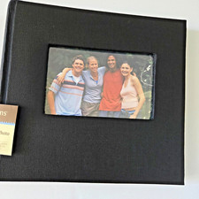 Recollections Photo Album 200 4X6 Inch Photos Black Cloth Cover New Photo Safe