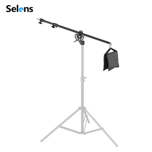 Selens 2,8 m supporto luce cuscino d'aria girevole supporto braccio boom studio - Foto 3 di 20